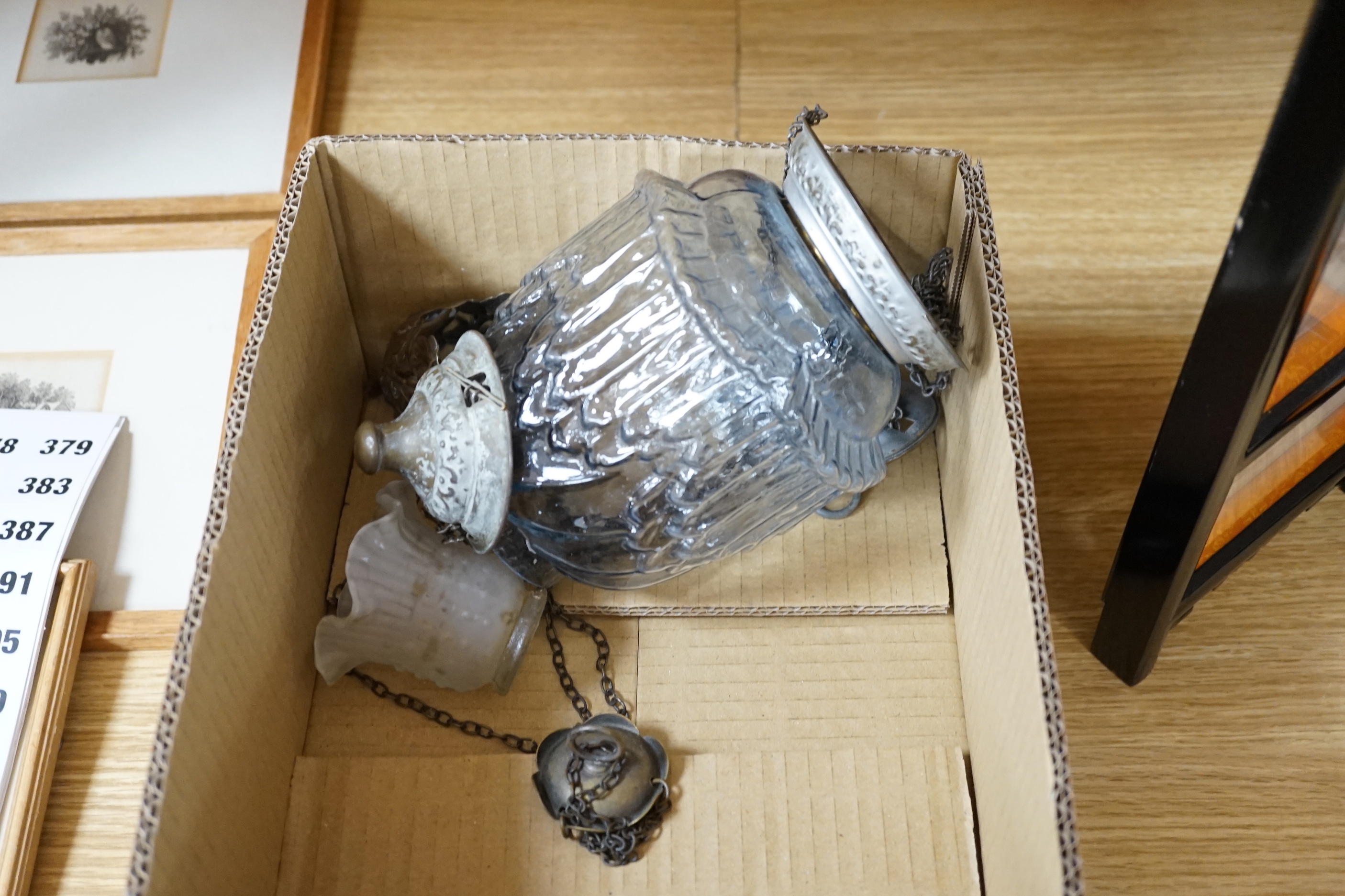 A group of assorted incense lamps